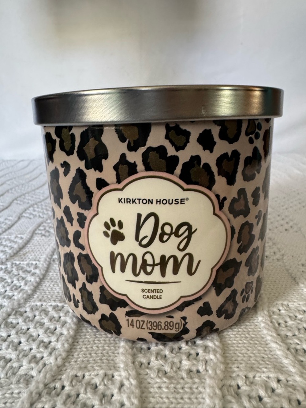 Dog Mom 3 wick 14oz glass candle